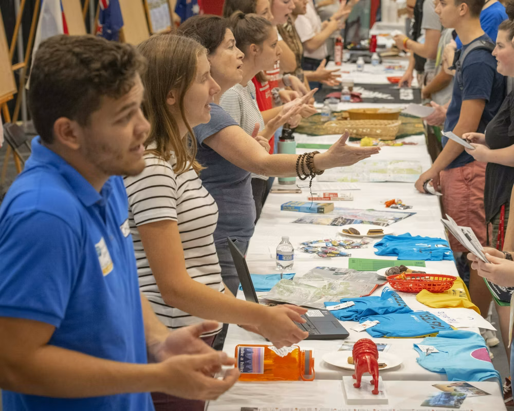 Students and Faculty at the WPI Global Fair